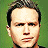 A 48x48 pixel buddy icon featuring a split composition with a person's face on the left and green text reading "Original Icons .com" on the right against a dark green background.