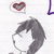 A cartoon character with gray hair and a white shirt appears in , some showing a black heart symbol near the head
