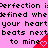 Pixelated text repeats 'Perfection is defined where your heart beats next to mine' over pink background with red triangular shapes containing white hearts.