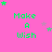 A static image with a bright pink background displays the text "Make A Wish" in green pixelated font, surrounded by scattered green and gray stars.