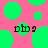 Pink background with green circles and squares; two identical black text elements reading 'did?' on green circular backgrounds.