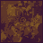 Animated sequence of text forming "I wanted has you." over a brown floral pattern background with white pixelated font.