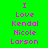 Four identical pixelated text display 'I Love Kendal Nicole Larson' in pink on green, teal, blue, and dark teal backgrounds
