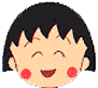 Six cartoon-style character faces with black hair and red cheeks displayed in a on gray background
