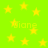 Bright green background with scattered yellow stars and repeated light yellow text reading "Diane" in pixelated font.