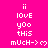 A 3x3 contact sheet of a pink animated icon showing repeated text and heart symbols across seven sampled frames.
