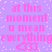 Pixelated text and symbols on a purple background with white speckles, repeated in four quadrants.