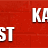 A 48x48 pixel animated contact sheet showing seven frames of a Kanye West-themed buddy icon with red background and white text variations.