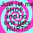 Four identical display text over a pink and cyan spiral background with no visible animation changes