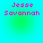 Pixelated text 'Jesse Savannah' in pink on a cyan-to-green gradient background, displayed in a with identical copies of the same text block