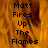 Pixelated text reads "Matt Fires Up The Flames" over a fiery orange and brown background with visible flame-like patterns.