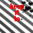 Red text on a black-and-white striped background with partial text reading 'keep it to' and 'yourself loser' in two separate sections.