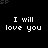 A static contact sheet of a text-based animation showing repeated phrases about love and forever in white and red pixelated fonts on black background with gray transparency area.