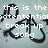 Pixelated text reads 'this is the potential break up song' on left and 'our album needs just one' on right over abstract black shapes on light blue background.