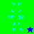 Pixelated text and star symbols on four colored quadrants with animated color changes.