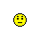 Pixelated circular icons with varying facial expressions and colors arranged in a , including yellow, green, gray, black, and red-eyed variants