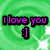 Green swirling background with three distinct text displaying pink pixelated phrases and emoticons