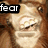 A pixelated cartoon character with brown hair and a light-colored face appears in four , showing facial expressions and text changes