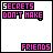 A 5x4 contact sheet of a pixel art animation showing sequential frames where the text "SECRETS DON'T MAKE" and "FRIENDS" remains static while a small pink heart icon moves downward across multiple frames.