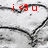 Red text on a grayscale heart-shaped background with three distinct text sections arranged in a
