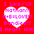Red background with four white heart shapes containing pink text reading 'I Like/<3 Nathan!!! H+B=LOVE!!! Bandies!!! I Heart Him'