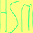 Green and gray pixelated text 'HSN' on yellow background transitions to black-and-white version of same text.