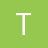 A white capital letter T centered on a solid green background with subtle horizontal shading on the top bar.