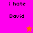 A split-screen image with two vertical sections showing identical text and background colors, each section containing a star icon that changes color between frames.