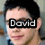 A split-screen image with two people, each labeled with text overlays reading "David" and "Future American Idol Winner."
