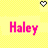 A static contact sheet of two animated frames showing a yellow background with pink text and heart icons above each frame.