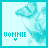 A static icon with light cyan background, teal border, and repeated 'UOMMIE' text above a small heart symbol.