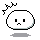 Pixelated cartoon head with changing expressions and striped effects, set against a gray background with Japanese text above each frame.