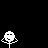 Pixelated white figure with closed eyes and raised arms appears in multiple against black background, accompanied by evolving purple text labels and blue dotted lines