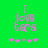 Green background with pink pixelated text reading "I love Tara" and five small stars below, where the third star changes from gray to pink between frames.