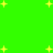 Green background with scattered yellow plus signs of varying sizes and brightness levels.