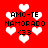 Red background with white pixelated hearts and repeated black text 'AMO-TE NAMORADO <33' in a pattern