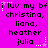 Pixelated text on a bright pink background with repeated phrases and star-like symbols.