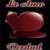 A red heart-shaped icon with a glossy surface, positioned above a dark background with pixelated text elements.