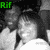 Black-and-white pixelated image of four people in a with green 'RJF' text top-left and red 'Red' text bottom-right