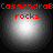 Four identical circular grayscale icons with red text overlays, arranged in a on a black background