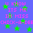 Blue background with green stars and pink text repeating 'U KNOW ITS ME IM MISS CHICK-A-DEECHICK-A-DEE' in a pattern