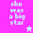 A 4-frame animated contact sheet showing a pixelated text-based icon with alternating star symbols and color backgrounds.