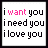 A 2x2 contact sheet of three animated frames showing pixelated text with one word highlighted in pink per frame, arranged left-to-right and top-to-bottom on a gray background.