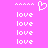 Pixelated pink background with white text and symbols arranged in a pattern