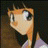 A 48x48 pixel animated buddy icon featuring a cartoon anime-style character with orange hair and large eyes on the left, paired with stylized text reading "Anime IM" and "com" on a black background to the right.