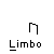 A pixelated blue figure with a white circular head performs a sequence of arm movements against a gray background, labeled 'Limbo' below.