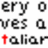 Pixelated text fragments in grayscale with one red cross, arranged in three rows on a white background.