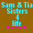 Pixelated text and symbols on brown background with cyan and pink elements.