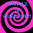 Four identical display a pink and black spiral background with blue text reading "CelinaLZ is AWESOME!!!" in pixelated font