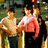 Pixelated image of three people with yellow text reading JONAS BROTHERS, FUTURE MRS. JONAS, THEY ARE HOT on black background.